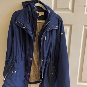 Michael Kors Blue rain jacket